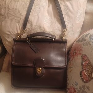 Elegant Brown Suede Tote